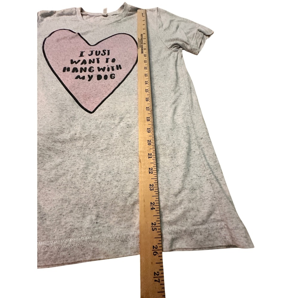 Bella+Canvas Womens Medium Hang With My Dog Graphic T-Shirt Casual Top - Picture 10 of 11